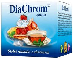 DiaChrom nízkokalorické sladidlo 600 tablet 600 ks