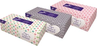 Linteo Papírové kapesníky 2-vrstvé Box 200 ks