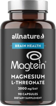 Allnature Magnesium L-treonate 90 kapslí
