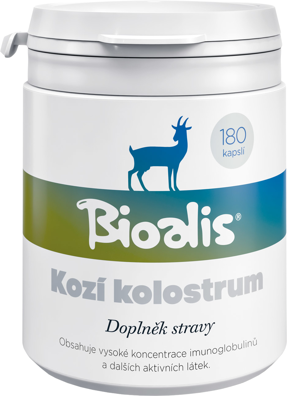 Bioalis Kozí kolostrum 180 kapslí