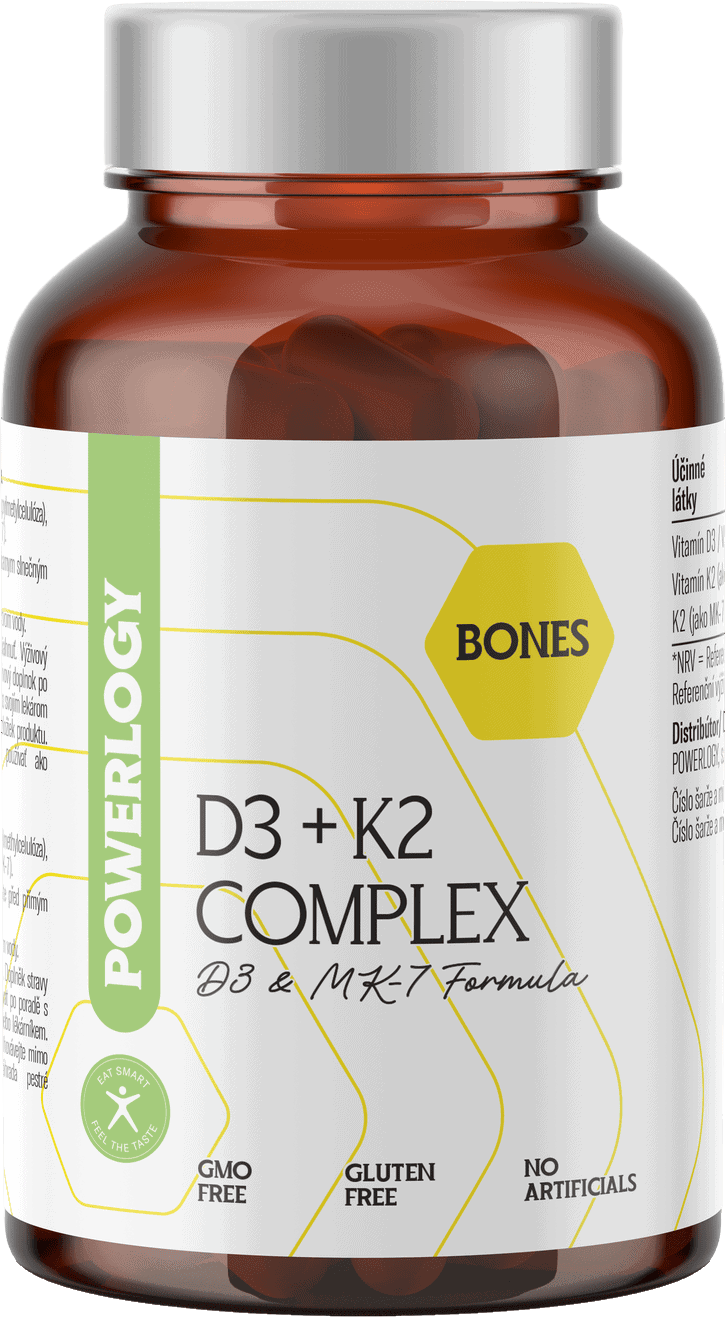 Powerlogy D3 + K2 Complex 60 kapslí