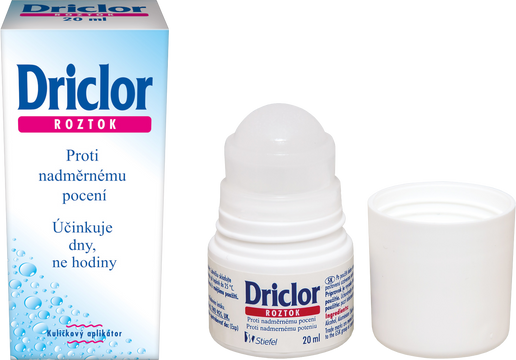 Driclor antiperspirant při nadměrném pocení 20 ml