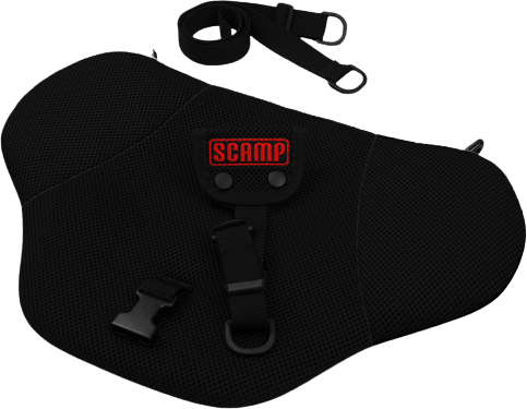 Scamp Pás Comfort ISOFIX pro těhotné černý