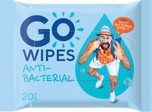 GoWipes Osvěžující vlhčené ubrousky s antibakteriálním účinkem Plastic Free 20 ks