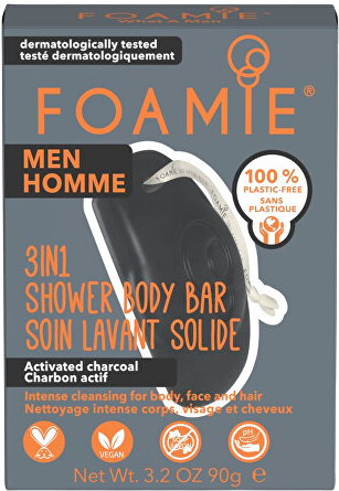 Foamie 3in1 For Men Syndet do sprchy What A Man 90 g