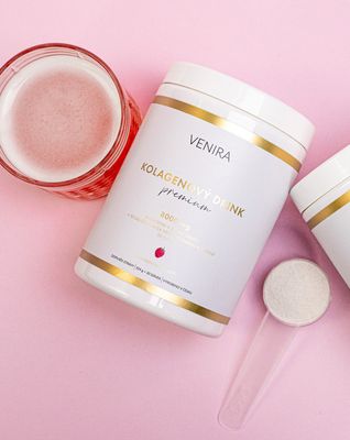 Venira premium kolagenový drink malina 30 dávek 324 g