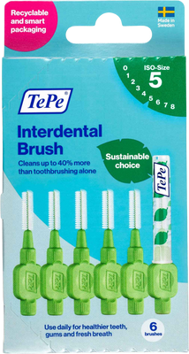 TePe MK Original 0,8 mm zelené, krabička 6 ks