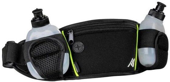 Rucanor Bottle belt 2 opasek a lahve na sport, Barva: černá 2 x 175 ml