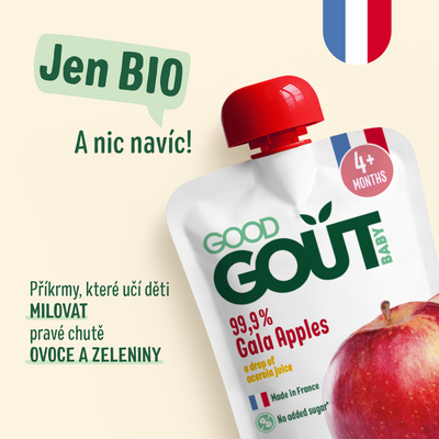 Good Goût BIO Jablko Gala 120 g