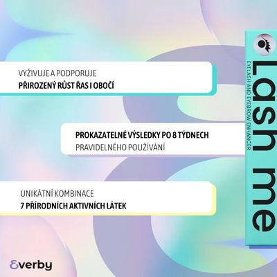 Erboristica Everby Lash Me Sérum na podporu růstu řas a obočí 3.5 ml