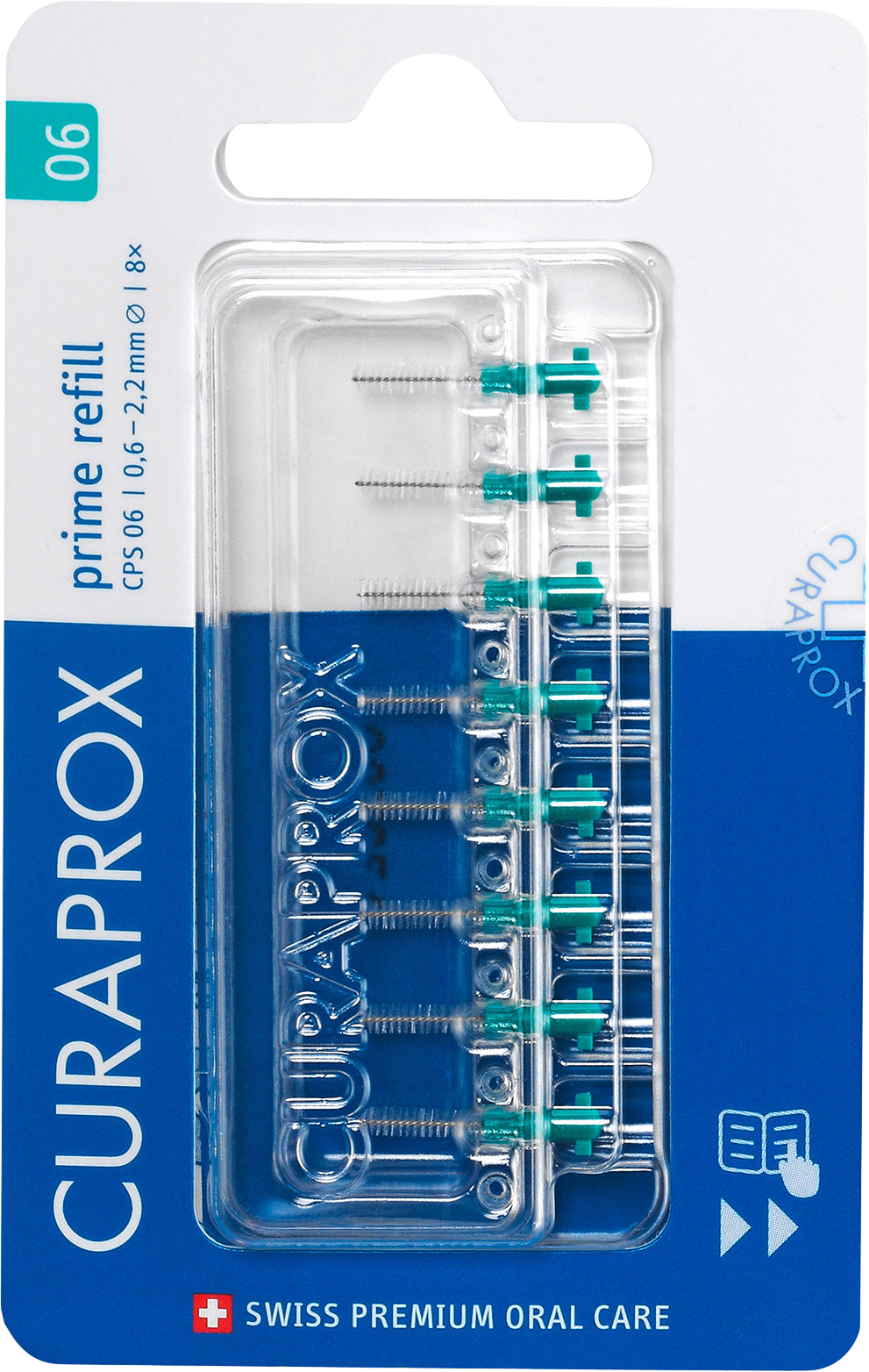 Curaprox CPS 06 Prime blister refill 8 ks