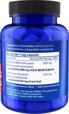 Natios Betaglucan 500 mg 90 kapslí