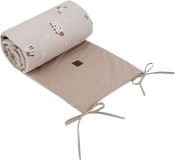 Eko Chránič do postýlky VELVET Bees Beige