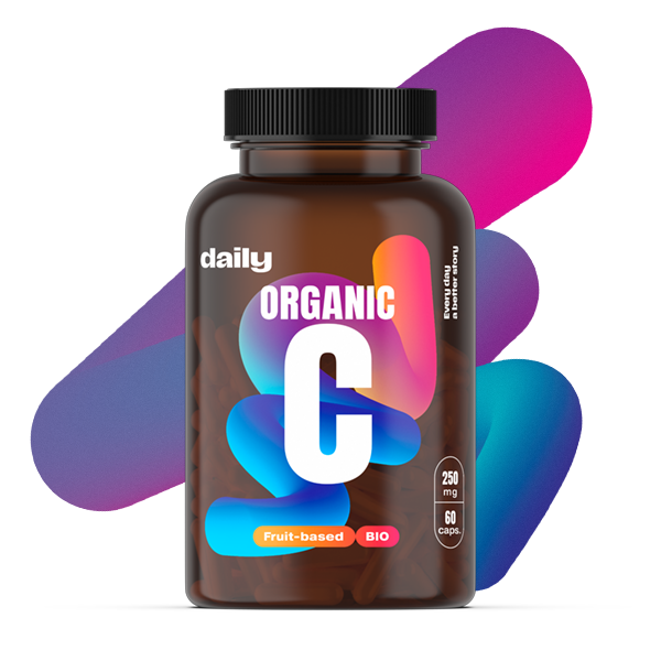 Daily Organic vitamín C 250mg 60 kapsúl