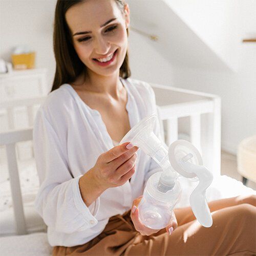 BabyOno Odsávačka mateřského mléka manuální Anatomy 150 ml
