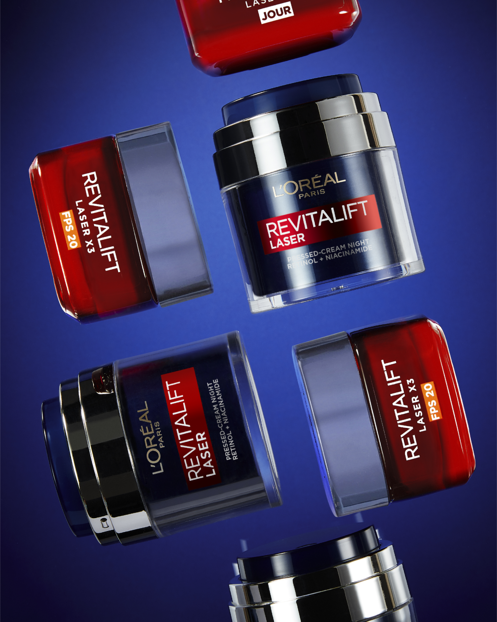 L'Oréal Paris Revitalift Laser Renew Retinol + Niacinamid noční Pressed Cream s retinolem 50 ml