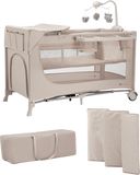Kinderkraft Postýlka cestovní Joy 2 s doplňky Beige