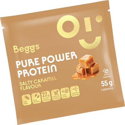 Beggs Pure Power Protein Salty Caramel 55 g