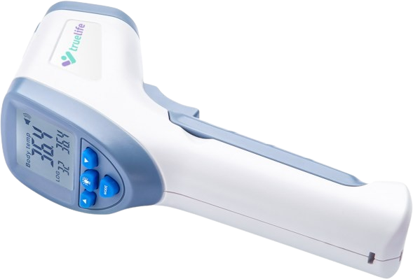 TrueLife Bezkontaktní teploměr CARE Q7 blue