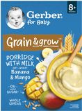 Gerber Mléčná kaše pšenično-ovesná banán a mango 200 g