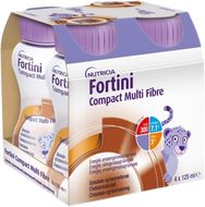 Fortini Compact MF s příchutí čokolády - karamel por.sol. 4 x 125 ml