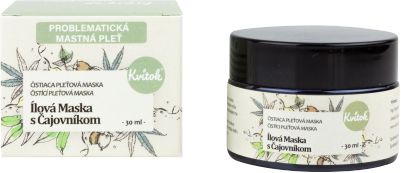 Kvitok Čistící maska s čajovníkem pro problematickou pleť 30 ml