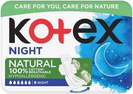 Kotex natural Night 6 ks