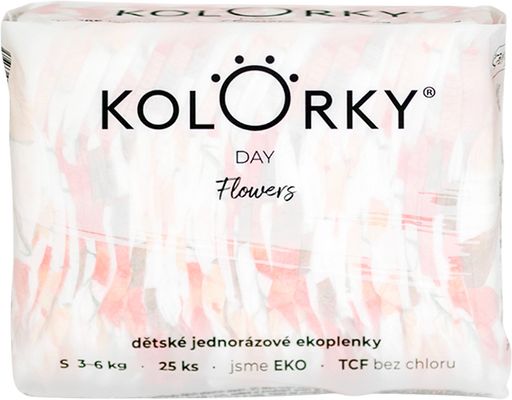 Kolorky DAY Květy vel. S (3-6 kg) 25 ks