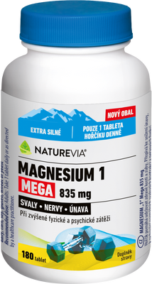 NatureVia Magnesium 1 Mega 835 g 180 tablet