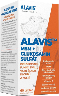 Alavis MSM+Glukosamin sulfát 60 tablet