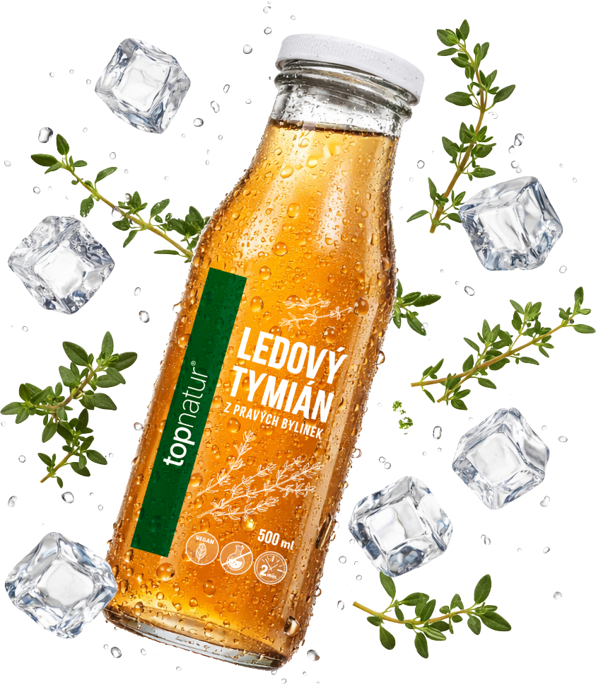 Topnatur Ledový tymián - sirup z pravých bylinek 500 ml