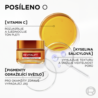 L'Oréal Paris Revitalift Vitamín C rozjasňující krém 50 ml