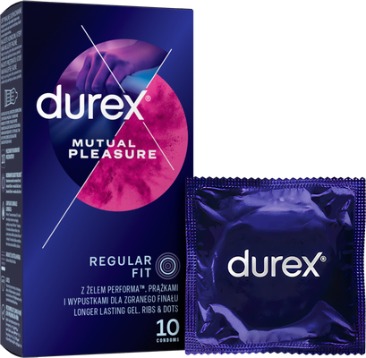 Durex Mutual Pleasure Kondomy 10 ks