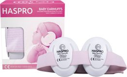 Haspro BABY Sluchátka na uši růžová