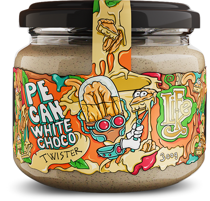 Lifelike Twister pecan white choco 1 x 300 g