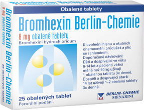 Bromhexin 8 Berlin-Chemie 8 mg 25 tablet