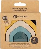 Petite&Mars Hračka silikonová skládací House Intense Ochre 12m+
