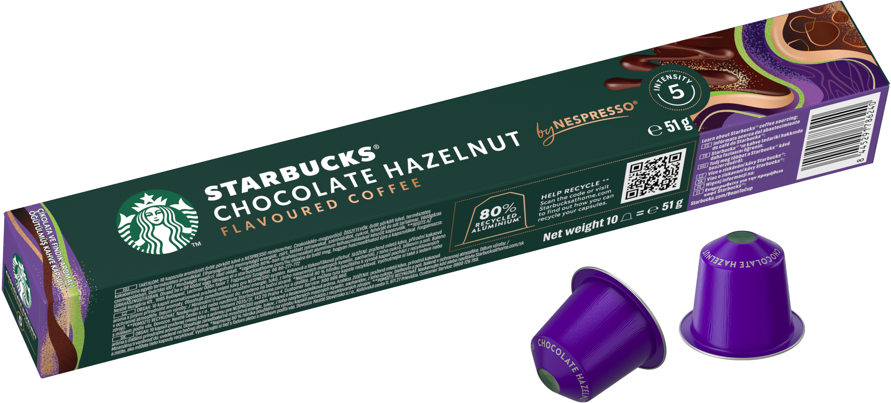 Starbucks ® Chocolate hazelnut Blonde roast kávové kapsle 10 ks