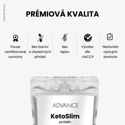 ADVANCE KetoSlim čokoláda - protein 480 g