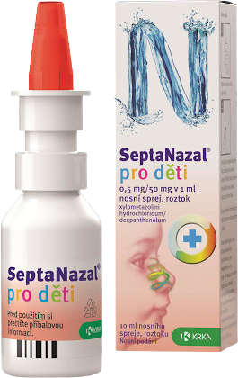 SeptaNazal děti 0.5 mg nosní sprej 10 ml
