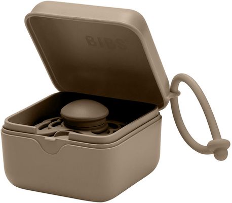 BIBS krabička na dudlíky - Dark Oak