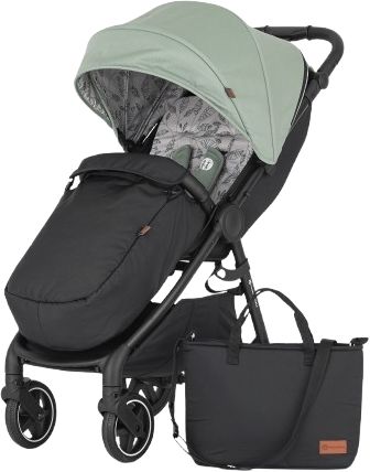 Petite&Mars Kočárek sportovní Royal3 Black Iron Green