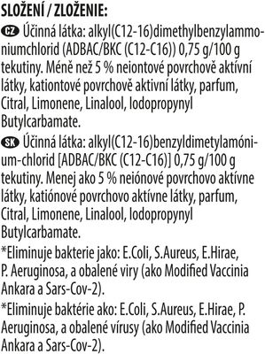 Savo Citrón Dezinfekční čistící ubrousky 30 ks
