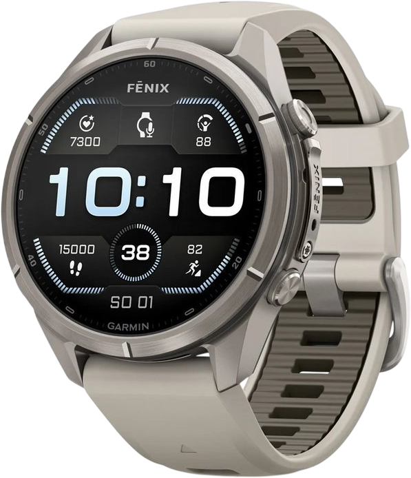 Garmin fenix 9 Pro 43mm AMOLED GR/Sand.