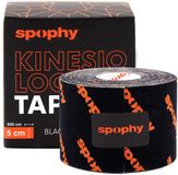 Spophy Kinesiology Tape Black, tejpovací páska černá, 5 cm x 5 m