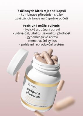 Venira Podpora plodnosti 80 kapslí