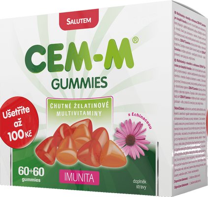 Cem-m gummies Imunita želatinové multivitamíny 120 ks