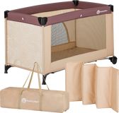 Petite&Mars Postýlka cestovní Nyja Urban Jungle Sand 125 cm