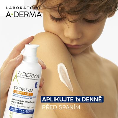 A-Derma Exomega Control Rregenerační emolienční noční krém 400 ml