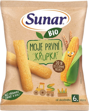 Sunar BIO moje první dětská křupka 6m+ 25 g
